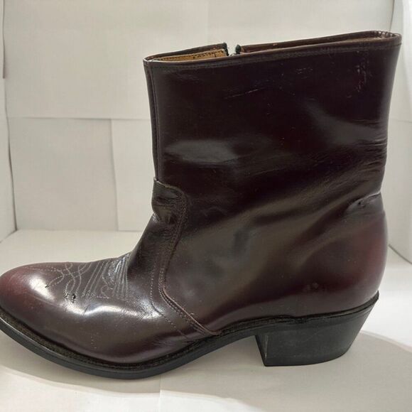 Vintage UFCW Leather Worker Boots Size 11 EEE main image 4